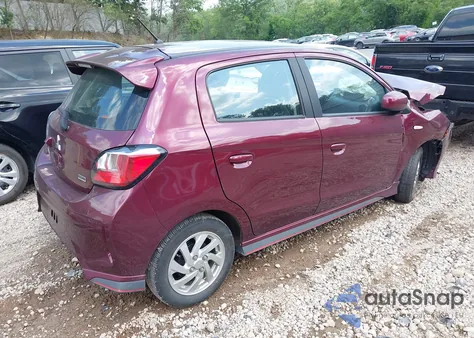 2021 Mitsubishi Mirage Carbonite Edition/Es/Le from USA, damaged, VIN ML32AUHJ1MH005034